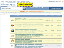 Tablet Screenshot of internetoglasi.com